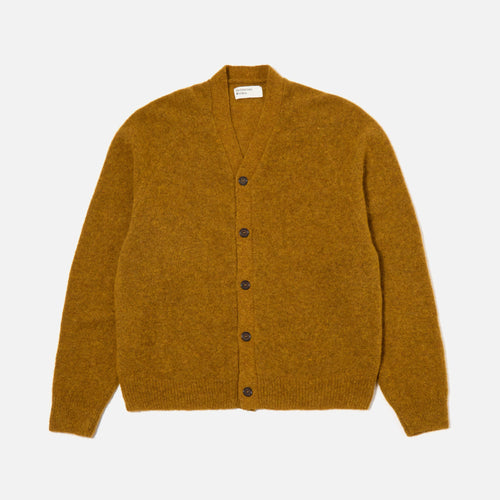 UNIVERSAL WORKS David Cardigan in Gold
