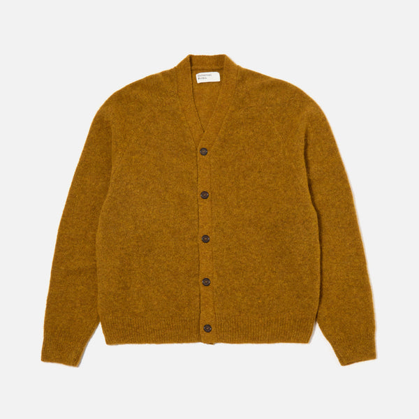UNIVERSAL WORKS David Cardigan in Gold