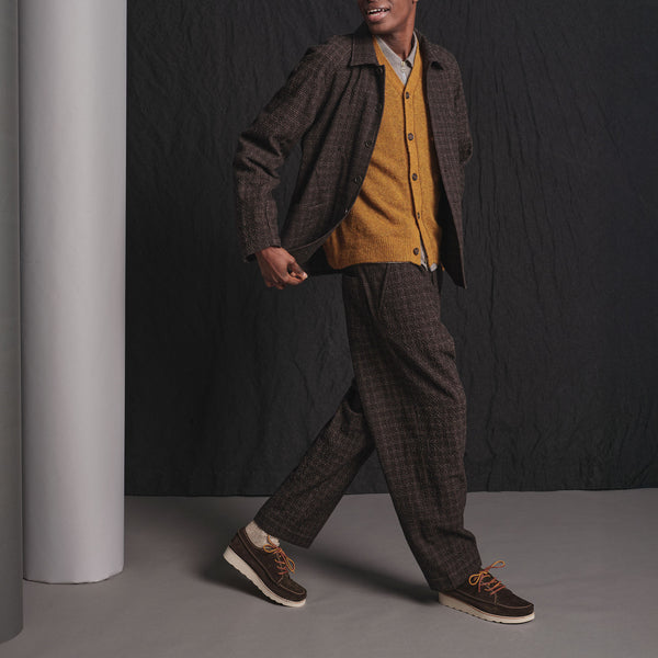 UNIVERSAL WORKS David Cardigan in Gold