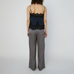 STELLA NOVA Delicate Lace Top in Ultra Navy