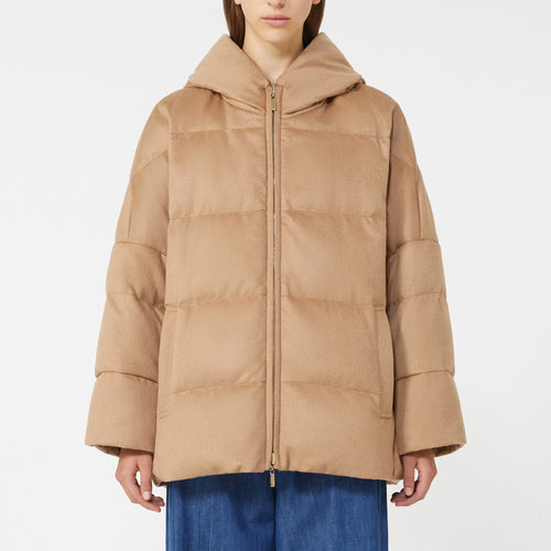 S MAX MARA Desiderio Quilted Jacket in Camel