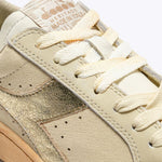 DIADORA Prestige Aged Italia Sneakers in Rich Gold