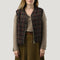 ORFEO Doli Knitted Gilet in Khaki Tiles