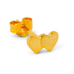 LULU COPENHAGEN Domino Hearts Earrings in Gold