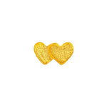 LULU COPENHAGEN Domino Hearts Earrings in Gold