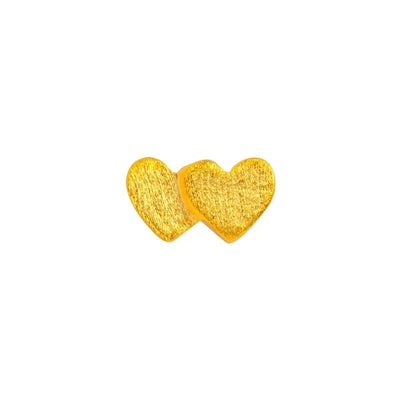 LULU COPENHAGEN Domino Hearts Earrings in Gold