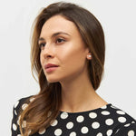 LULU COPENHAGEN Domino Hearts 2 earring 1 pcs in Silver