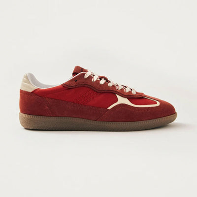 ALOHAS Tb.490 Rife Sheen Leather Sneakers in Red
