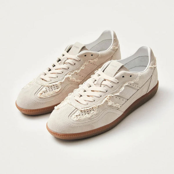 ALOHAS Tb.490 Crochet Leather Sneakers in Cream