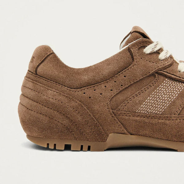 ALOHAS Tb.56 Suede Leather Sneakers  in Brown