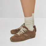 ALOHAS Tb.56 Suede Leather Sneakers  in Brown