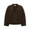 ANNE-MI Ea Merino Wool V-Neck Jumper in Demitasse