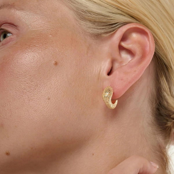 Tutti & Co River Earrings in Gold