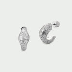 Tutti & Co River Earrings in Silver