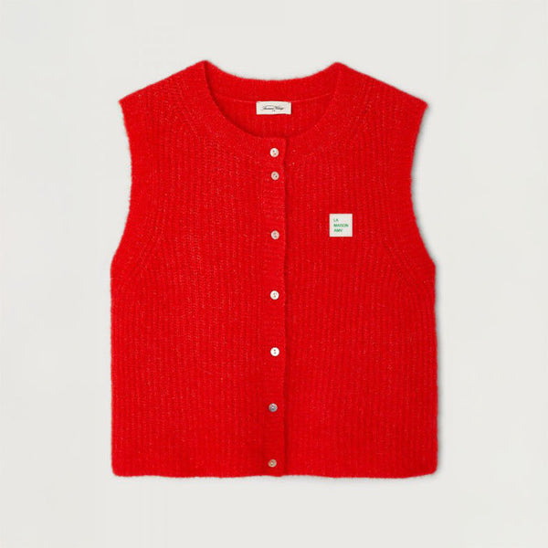 AMERICAN VINTAGE East Gilet in Piment Chine