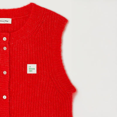 AMERICAN VINTAGE East Gilet in Piment Chine