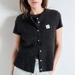 AMERICAN VINTAGE East Gilet in Charcoal/Melange