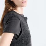 AMERICAN VINTAGE East Gilet in Charcoal/Melange
