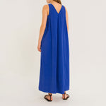 TINSELS Effy Paper Poplin Maxi Dress in Work