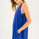 TINSELS Effy Paper Poplin Maxi Dress in Work