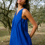 TINSELS Effy Paper Poplin Maxi Dress in Work