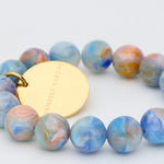 VANESSA BARONI Mini Beads Flex Bracelet in Sea Wave