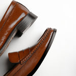 PENELOPE CHILVERS Enzo Patent Leather Loafer in Cognac