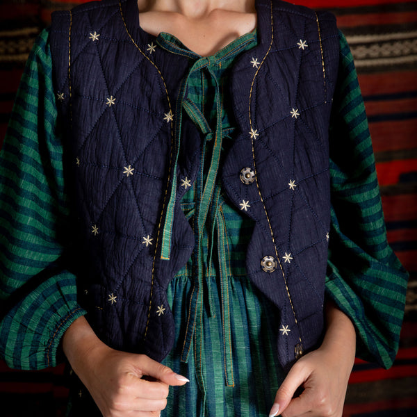 BONTE Estelle Gilet in Midnight