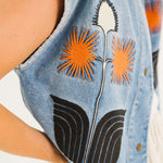 TINSELS Etzio On Blue Gilet in Foam