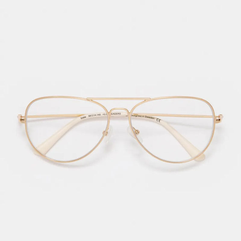 GLAS Edda Reading Glasses in Gold