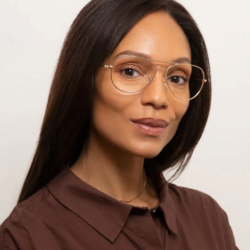 GLAS Edda Reading Glasses in Gold