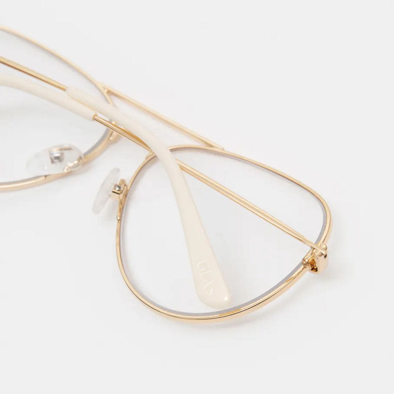 GLAS Edda Reading Glasses in Gold