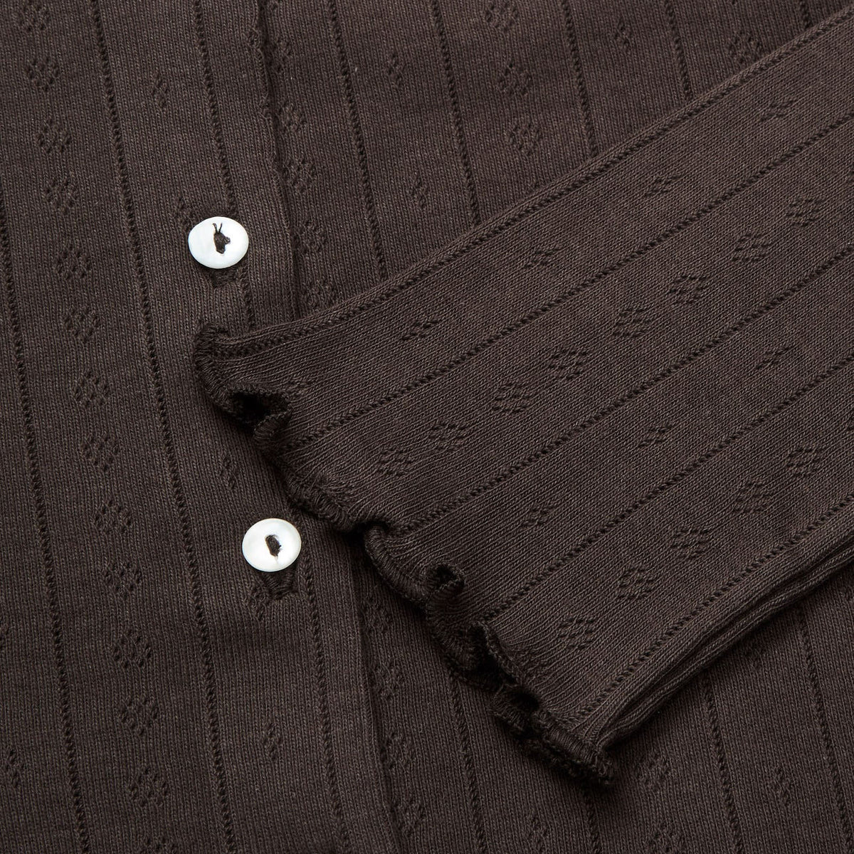SKALL Edie Cardigan in Dark Brown