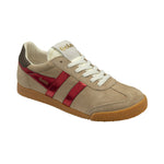 GOLA Elan Glitz Trainer in Light Caramel/Red/Dark Brown
