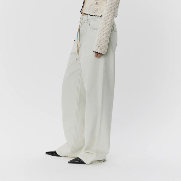 DAY BIRGER ET MIKKELSEN Elijah Straight Leg Jeans in Ice Bleached Denim