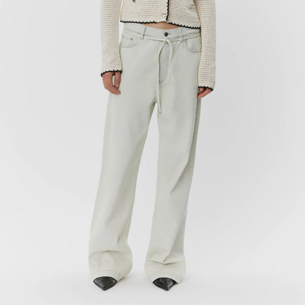 DAY BIRGER ET MIKKELSEN Elijah Straight Leg Jeans in Ice Bleached Denim