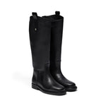 PAVEMENT Eline Leather Boots in Black