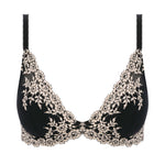 WACOAL Embrace Lace Plunge Bra in Black