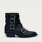 ALOHAS Eras Leather Ankle Boots in Black