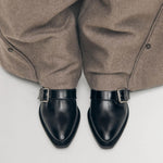 ALOHAS Eras Leather Ankle Boots in Black