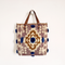 EN SHALLA Extra Small Aztec Tote Bag in Brown