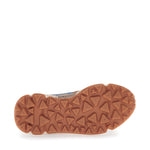 FLOWER MOUNTAIN Yamano 3 Mens Suede/Nylon Trainers in Brown/Petrol/Light Blue