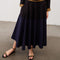 FLOOR 3 Colour Skirt in Navy/Black