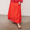 FLOOR Long Muslin Skirt in Marmalade