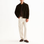 WAX LONDON Fen Suede Jacket in Brown