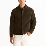 WAX LONDON Fen Suede Jacket in Brown