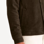 WAX LONDON Fen Suede Jacket in Brown