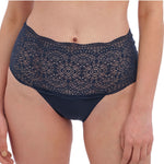 FANTASIE Lace Ease Invisible Stretch Full Brief in Navy