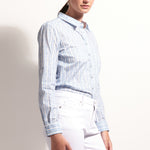 FOIL All Class Cotton Shirt in Bluebelle Drops
