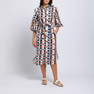 FOIL Sweeping Beauty Dress in Off Grid